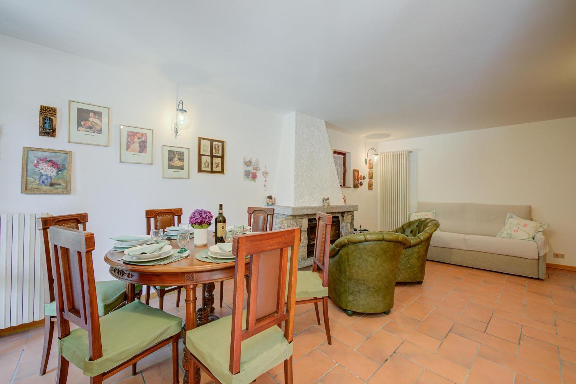 Villa Il Castagno Few Min From Beach - Happy Rentals Castelveccana Esterno foto